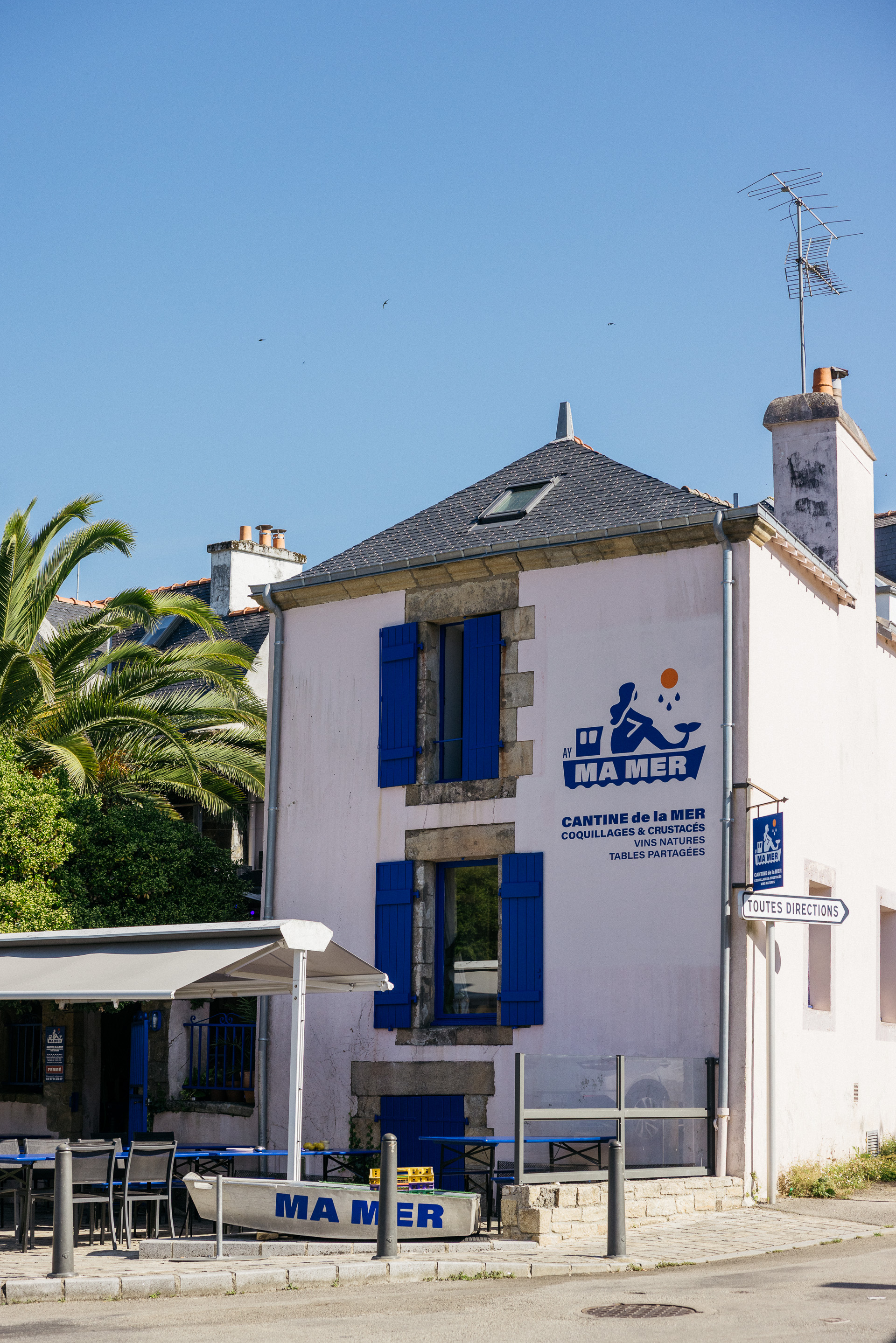 Ambiance restaurant Ma Mer port Saint-Goustan